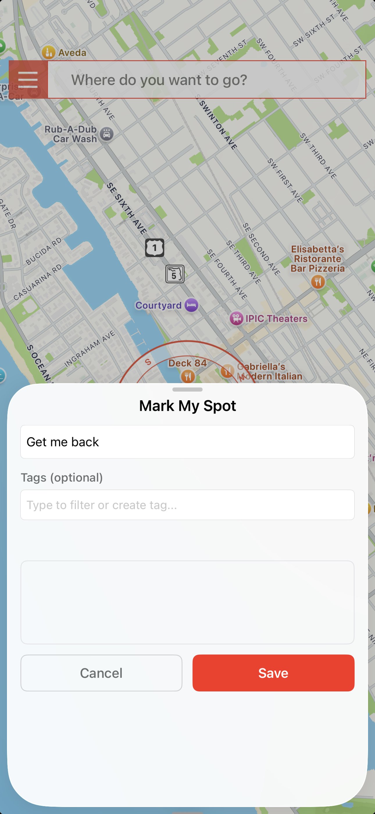 Strydr mark my spot